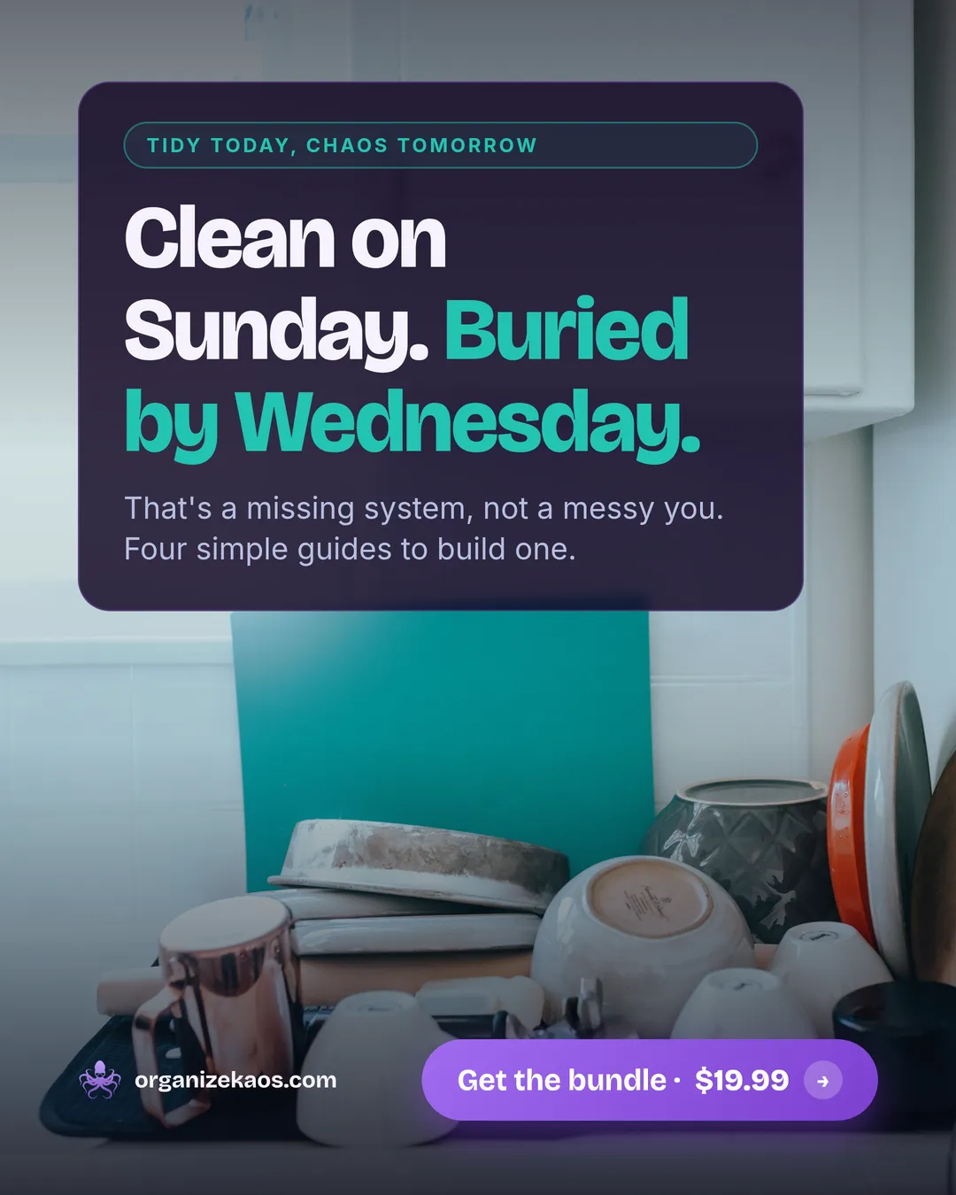 Ad: Clean on Sunday. Buried by Wednesday.