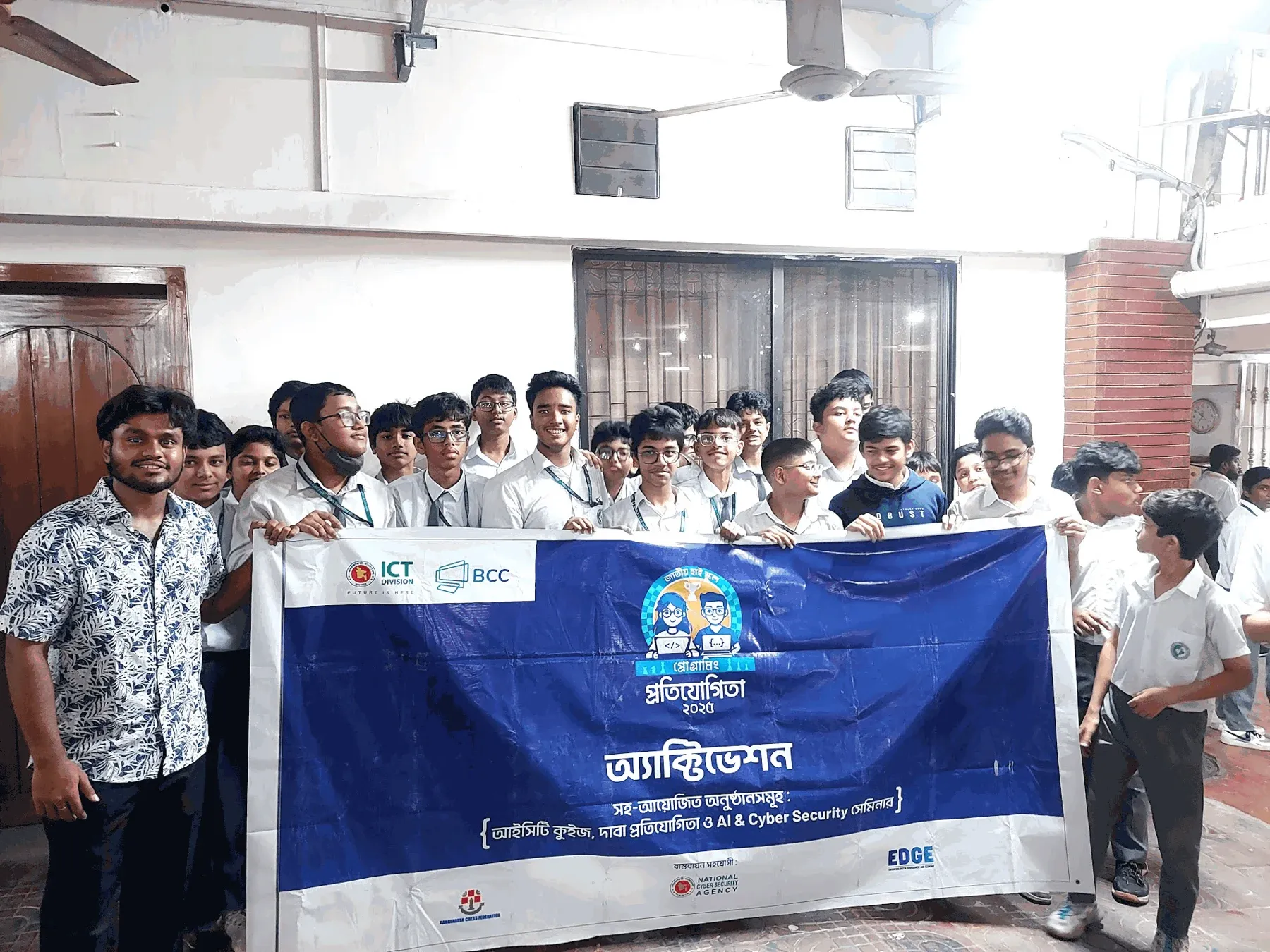 With students after an NHSPC 2025 activation session