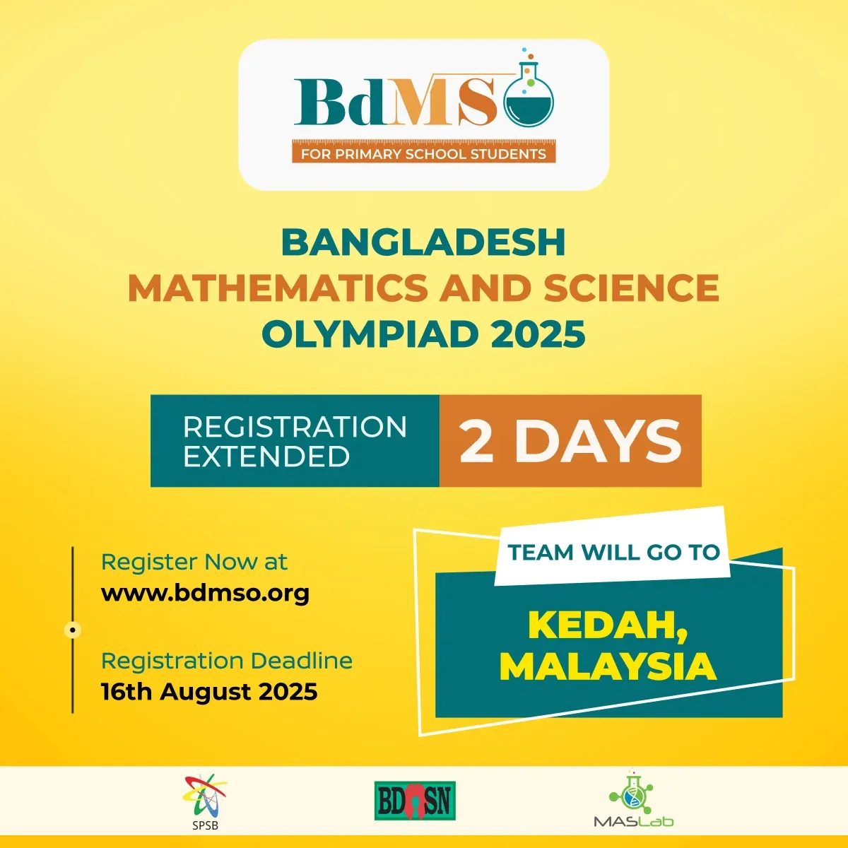 Registration extended post