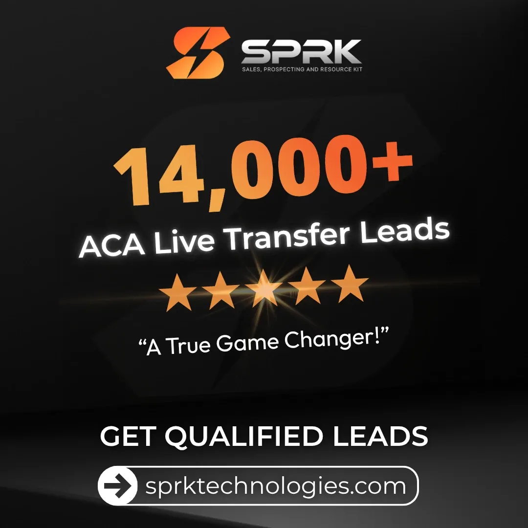 SPRK ACA live-transfer leads ad